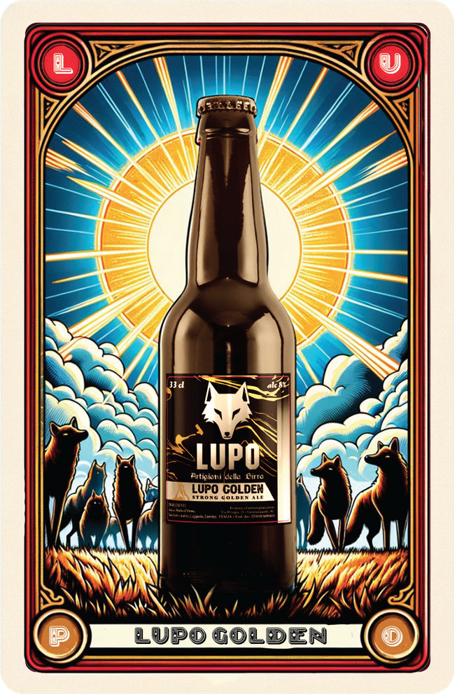 birra lupo golden - carta