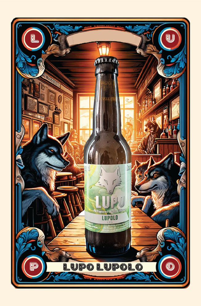 birra lupo lupolo - carta