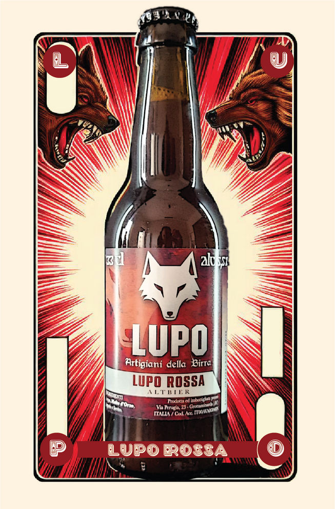 birra lupo rossa - carta